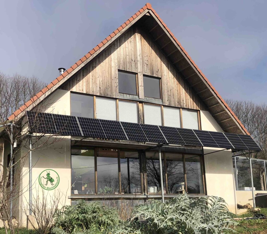 Façade Sud Maison PV