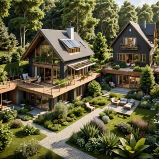 AI Maison bioclimatique et permaculture