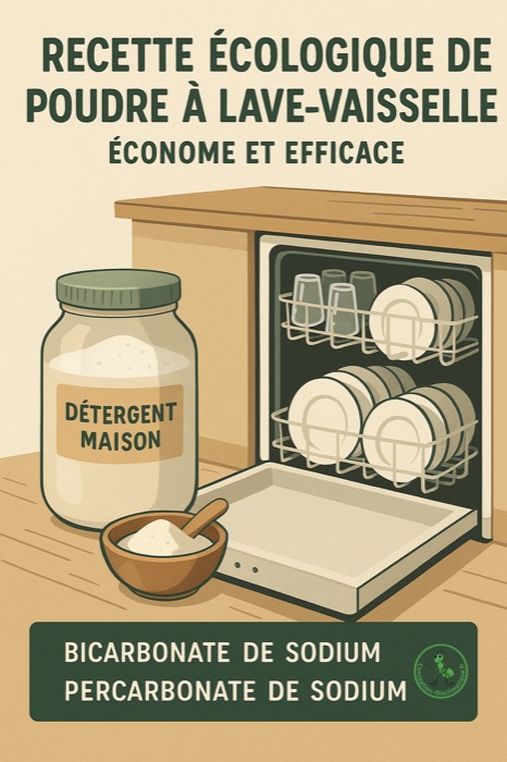 Détergent Lave Vaisselle, recette simple DIY écologique et économique