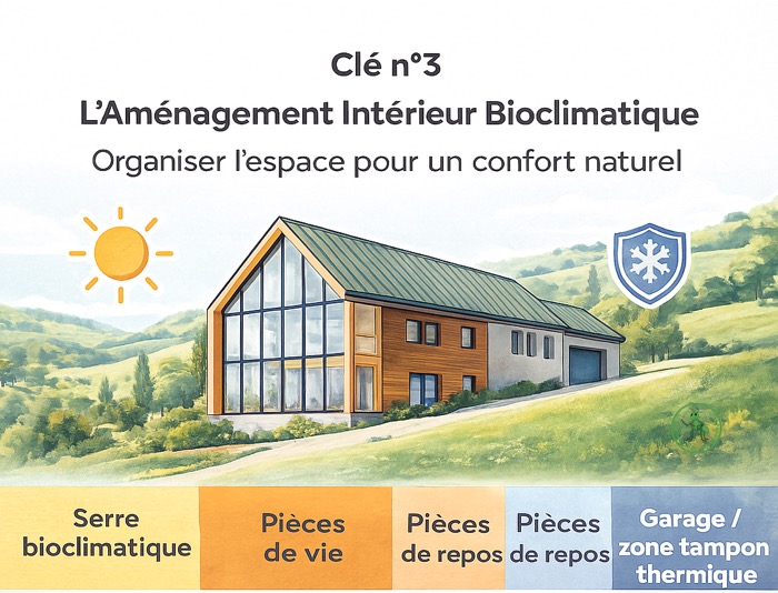 Clé n°3 Organiser l'espace pour un confort naturel